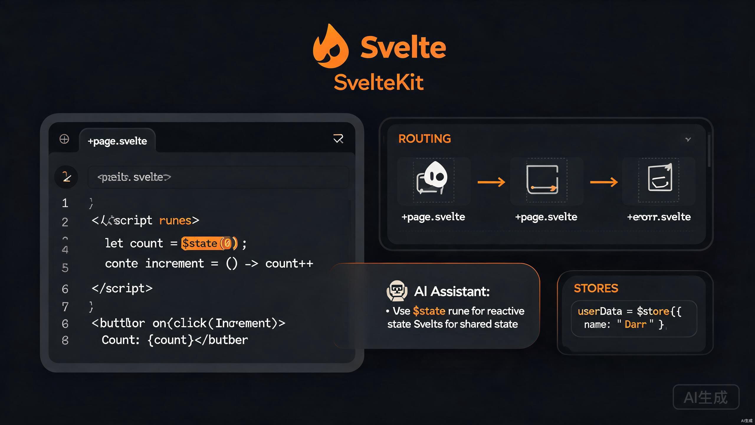 Svelte-Entwicklung in Cursor